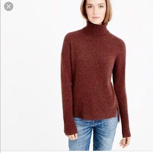 NWOT J.Crew Relaxed Wool Turtleneck
